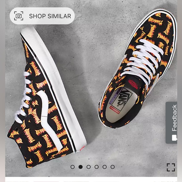 VANS X THRASHER COLLAB SK8 HI SHOES SNEAKERS MENS 10.5 WOMENS 12.5 NiB UNISEX - Picture 3 of 9